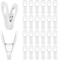 Vista 1 de 50 clips de plástico multiusos, ideales para faldas y pantalones