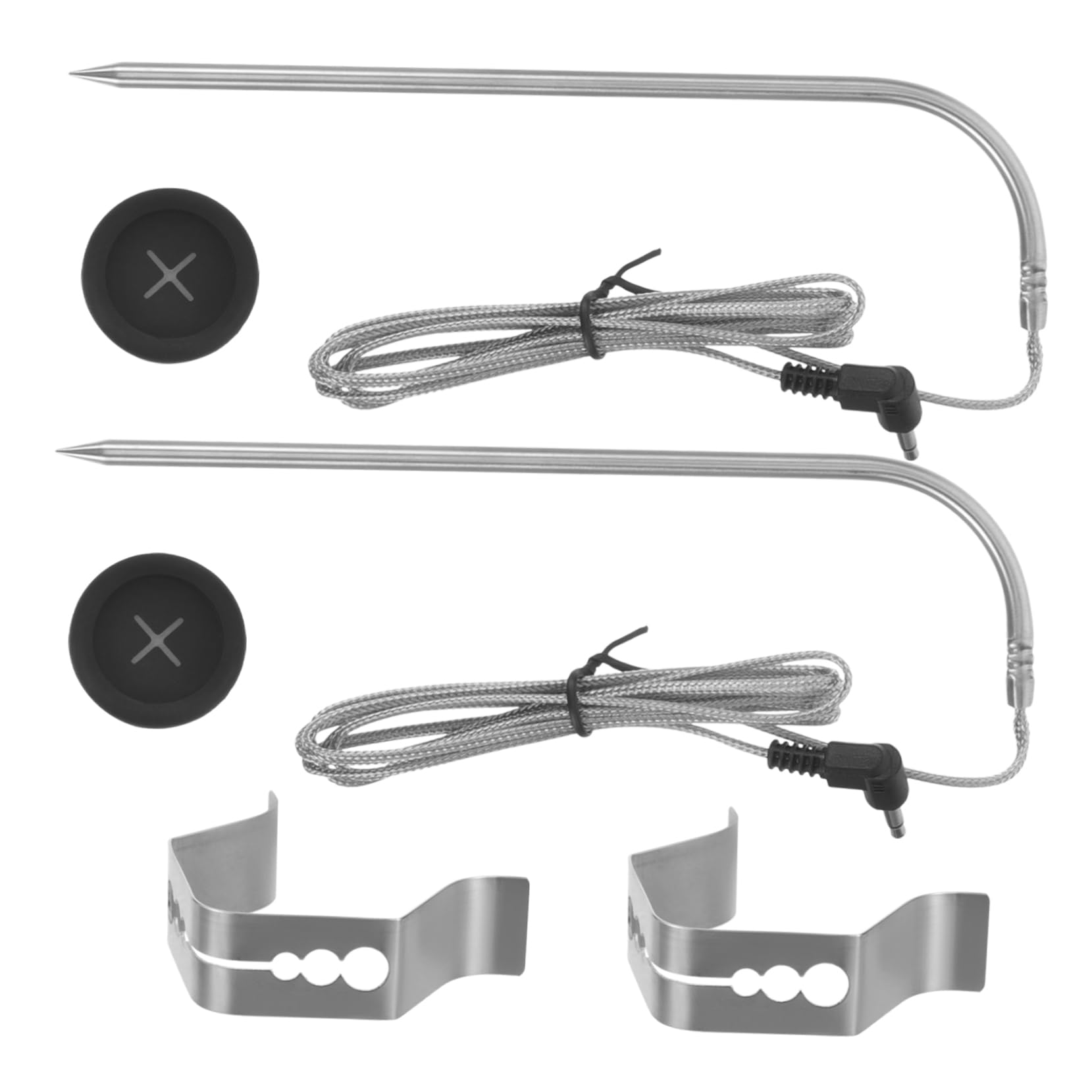 Kisangel 4 Set Termometro Istantaneo per Alimenti con Probe Accurata Termometro per Grigliate e Bbq Facile da Leggere e Utilizzare