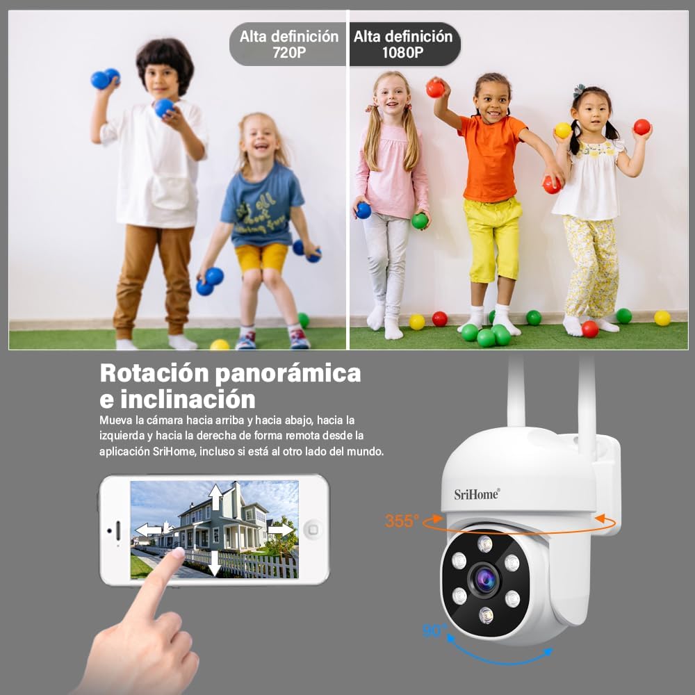 Srihome SH061 Pan and Tilt functionality