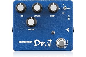 Dr.J D55 Compressor Pedal & Clean Boost with 3 Band EQ Sustain...