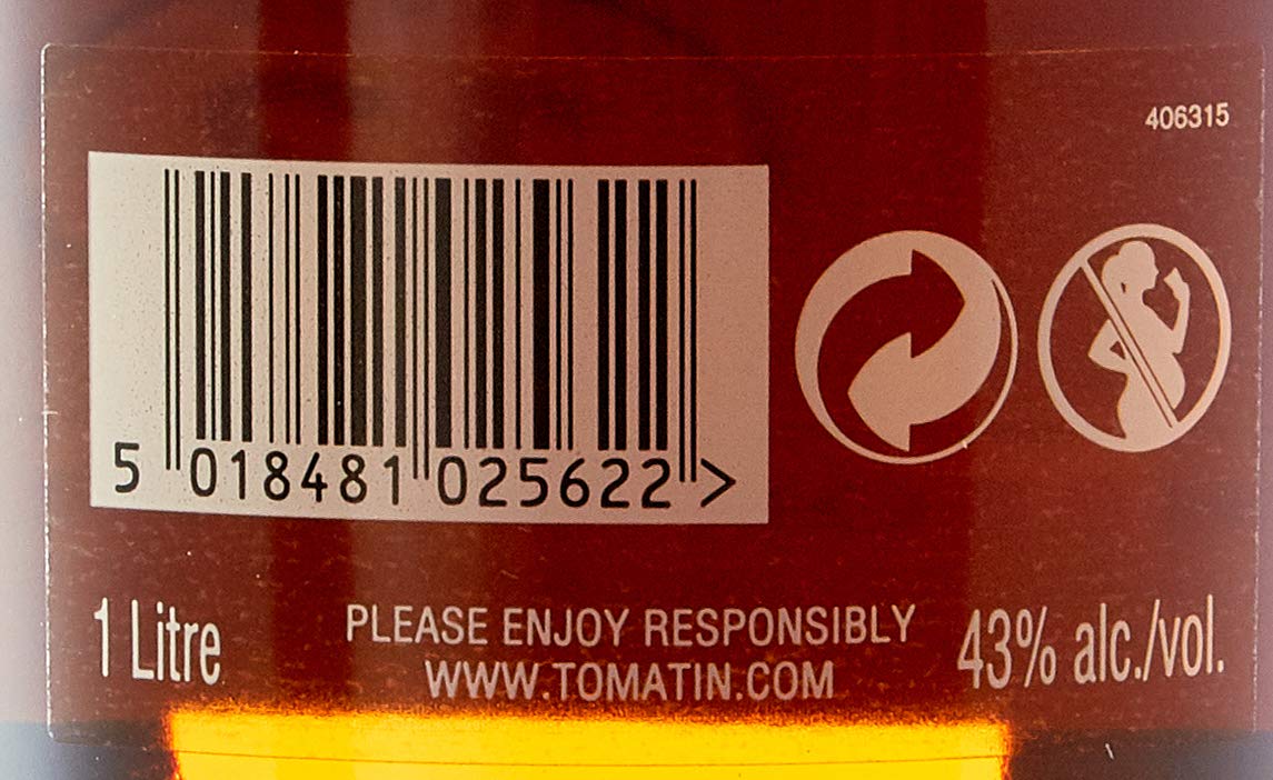 Tomatin 12 Years Old Bourbon & Sherry Casks 43% Vol. 1l in Giftbox