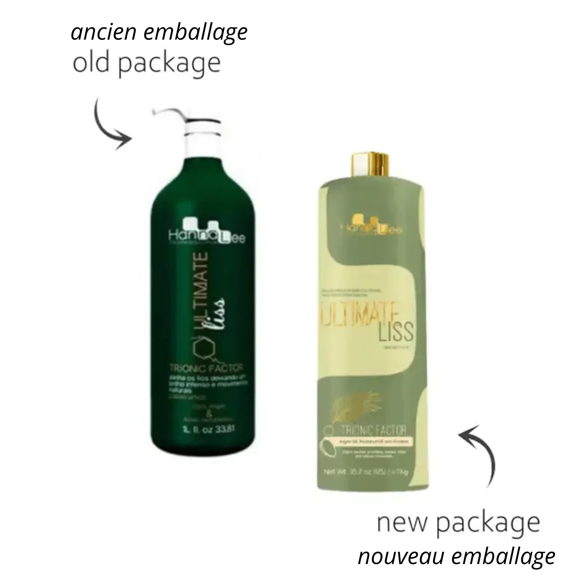 Lissage brésilien protéine Ultimate Liss Hanna Lee 1 L