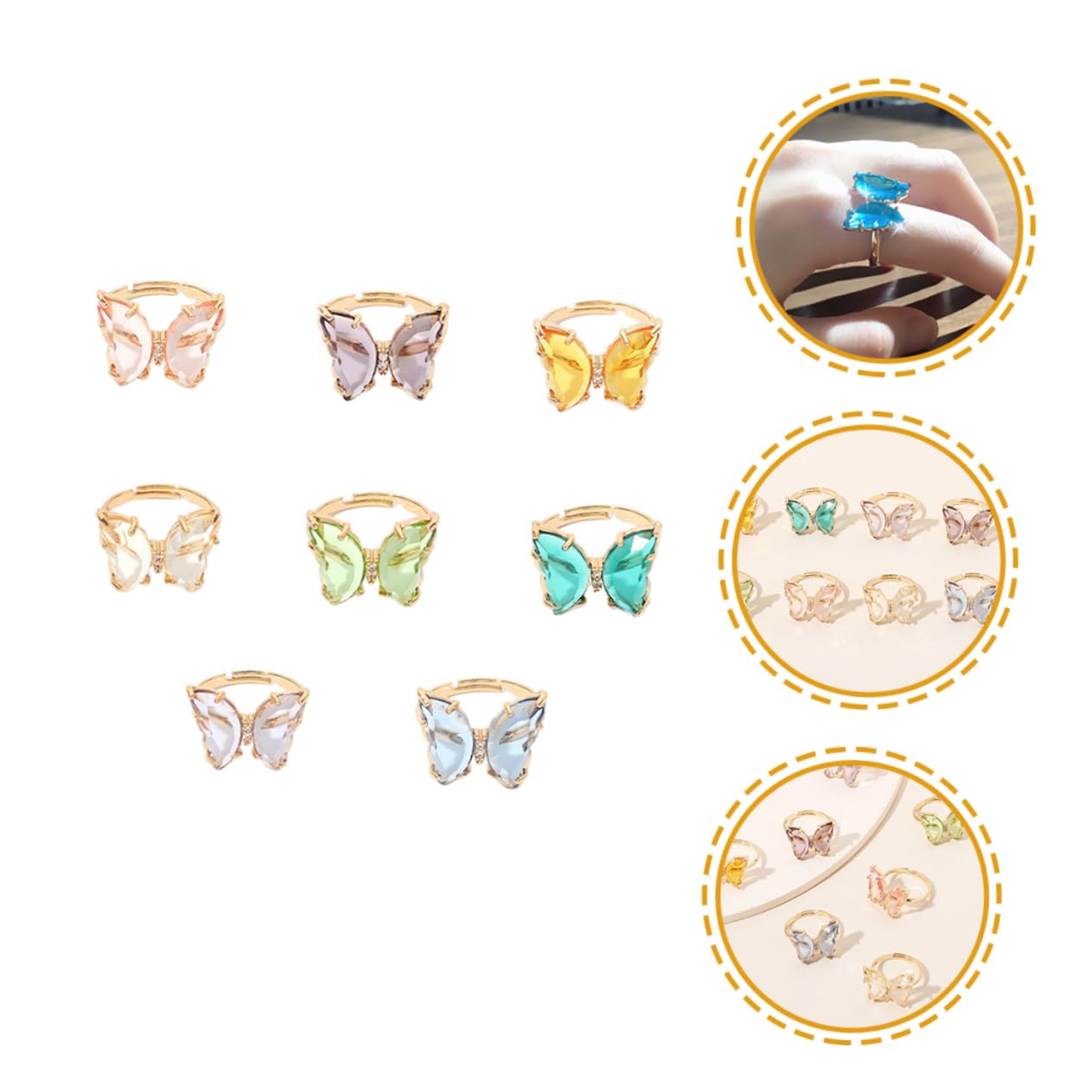 Ipetboom Anillo De Anillos Para Mujer Niña Anillo De Dedo Anillo De Joyería Anillo Lindo Anillos De Dedo Para Mujer Anillo Casual Para Niña Anillos