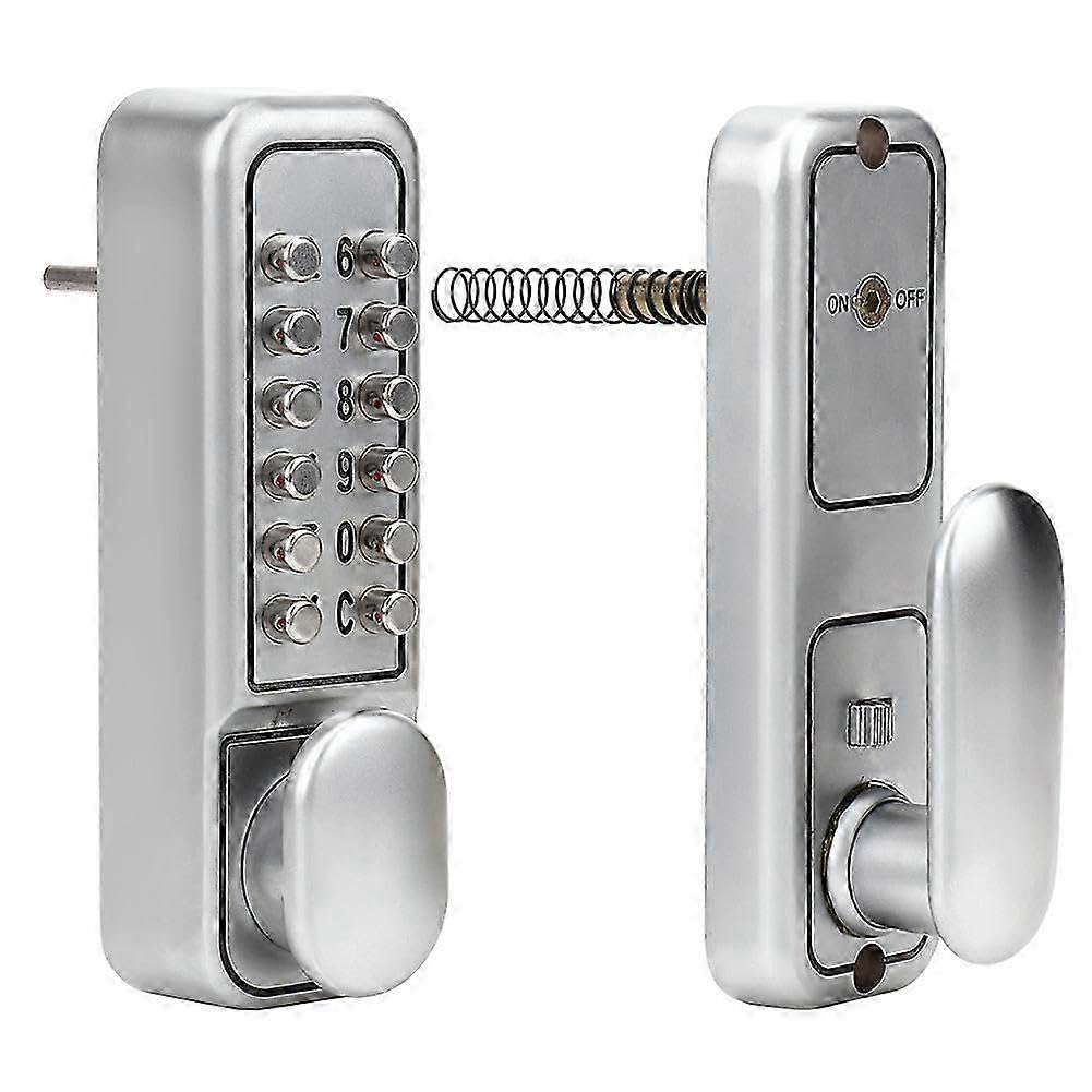 Zinc Alloy Keyless Mechanical Combination Door Security Lock for Home Hotel Apartment Office