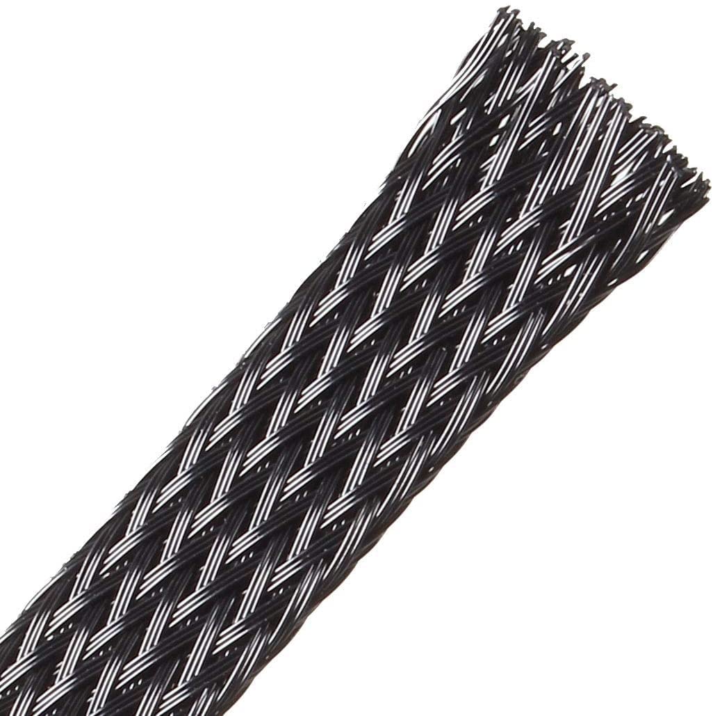 Protezione Per Cavi PET Uxcell - 6.5Ft (2m) Diametro 12mm - Per Cavi 12-20mm - Colore Nero