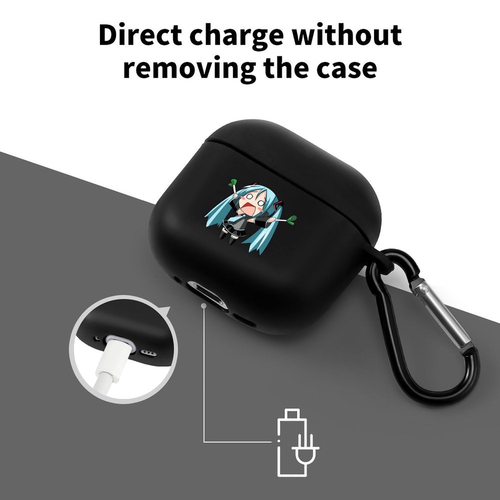 Amazon | Airpods 4 ケース 初音ミク Miku 美少女 萌え Airpods 第四