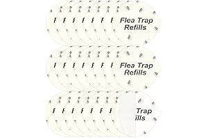 20 Pack Terro Flea Trap Refill Glue Boards for Flea Bed Bug Traps