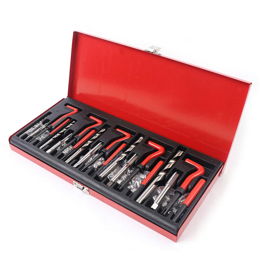 Kit Riparazione Filetti Haskyy 131 Pezzi - Inserti M5-M12, Con Custodia - Foto 9