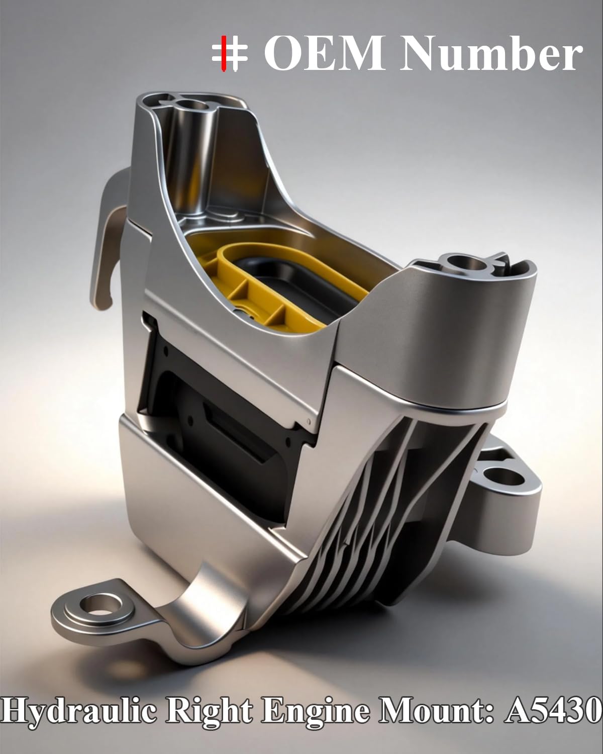 Engine Motor Mount & Trans Mount Replacement for Chevrolet Cruze 2011-2015 L4 1.4L Automatic Transmission, Engine Mount Set of 4 Replaces OE# A5430 A5510 A5563 A5579