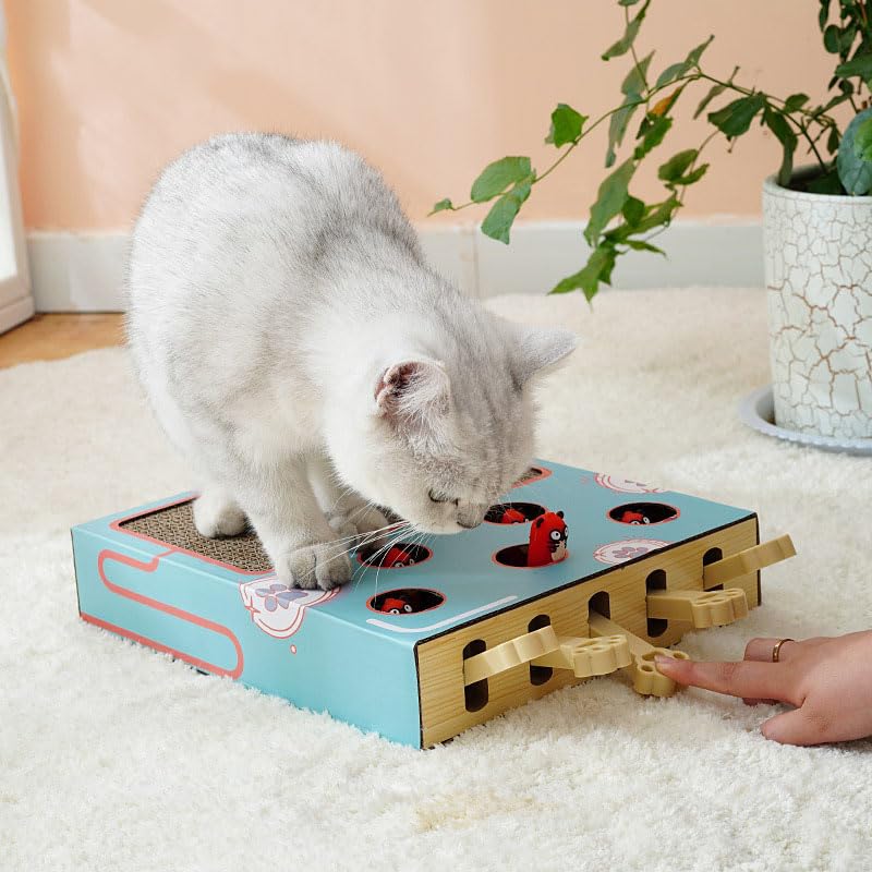Gioco Tiragraffi A Puzzle Per Gatti – 25x15 Cm, Protegge Mobili E Stimola La Mente