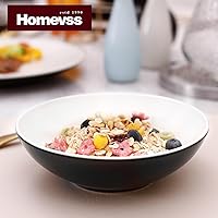 Vista 120 de Colors Life juego de vajilla, exterior negro brillante con interior de color mate