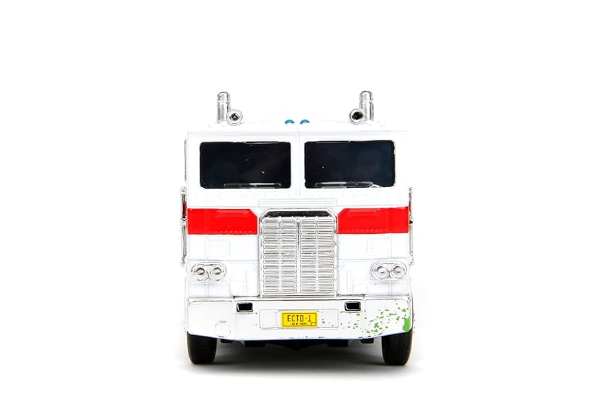 トランスフォーマーG1 オプティマスプライム　ゴーストバスターズマッシュアップ Amazon.com: Jada Hollywood Rides Ghostbusters x Transformers
