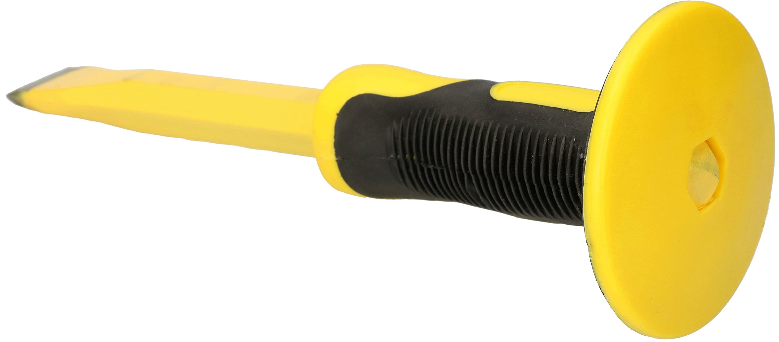 Kotarbau® - Scalpello da muratore con protezione per le mani, 250 x 18 mm, piatto