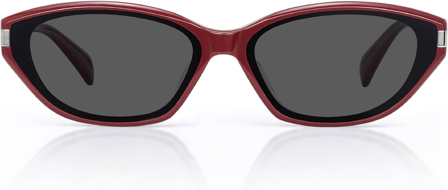 Retro Polarized Cat-Eye Sunglasses for Women Men UV400 Protection image 4
