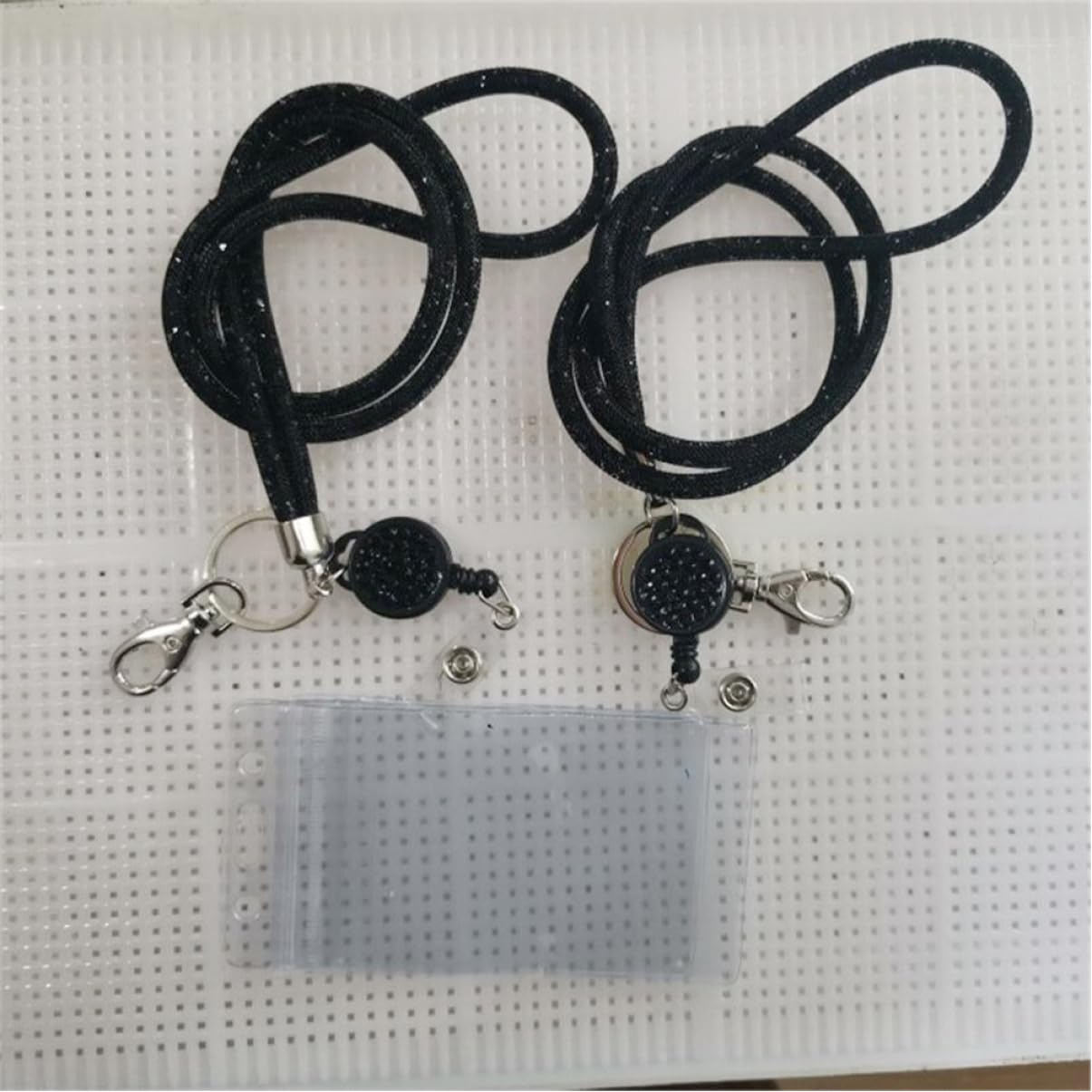 VILLCASE 5sätze - Mit Lanyard Wasserdichte Kratzfeste Id-kartenhülle Mit Abnehmbarem Schlüsselband Für Lehrer Studenten Und Berufstätige Transparente Soft-kartenhülle Lanyards