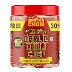 MasterChow Chilli Garlic Crisp (450gms) – 30% Extra | Made with Sichuan Peppercorns, Crunchy Garlic & Red Chillies