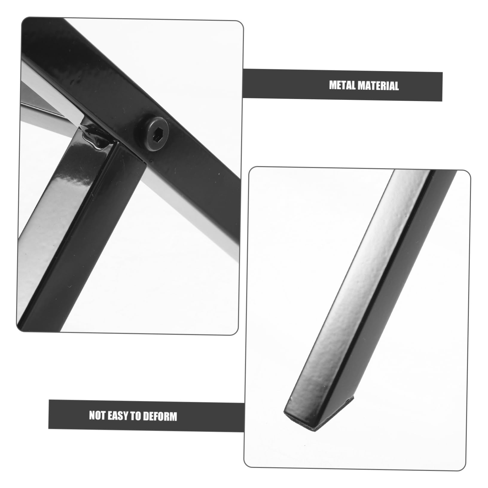 Porta Vinile da Scrivania in Metallo Nero, Organizer Capiente | Espositore per Album e Cd, Uso Desktop e Casa, Struttura Ordinata per Libri e Forniture Ufficio