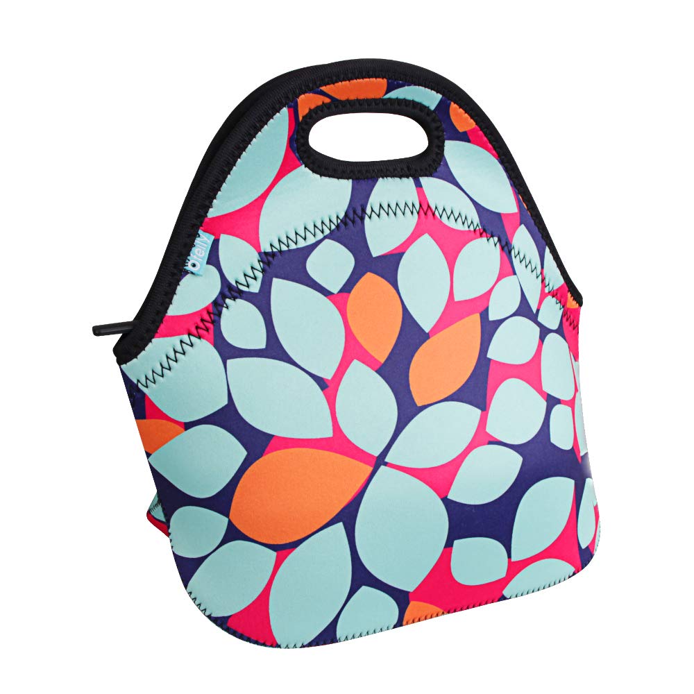 Lunch Tote, Lunch boxes Lunch bags with Fine Neoprene Material Waterproof Picnic Lunch Bag Mom Bag (Leaf)