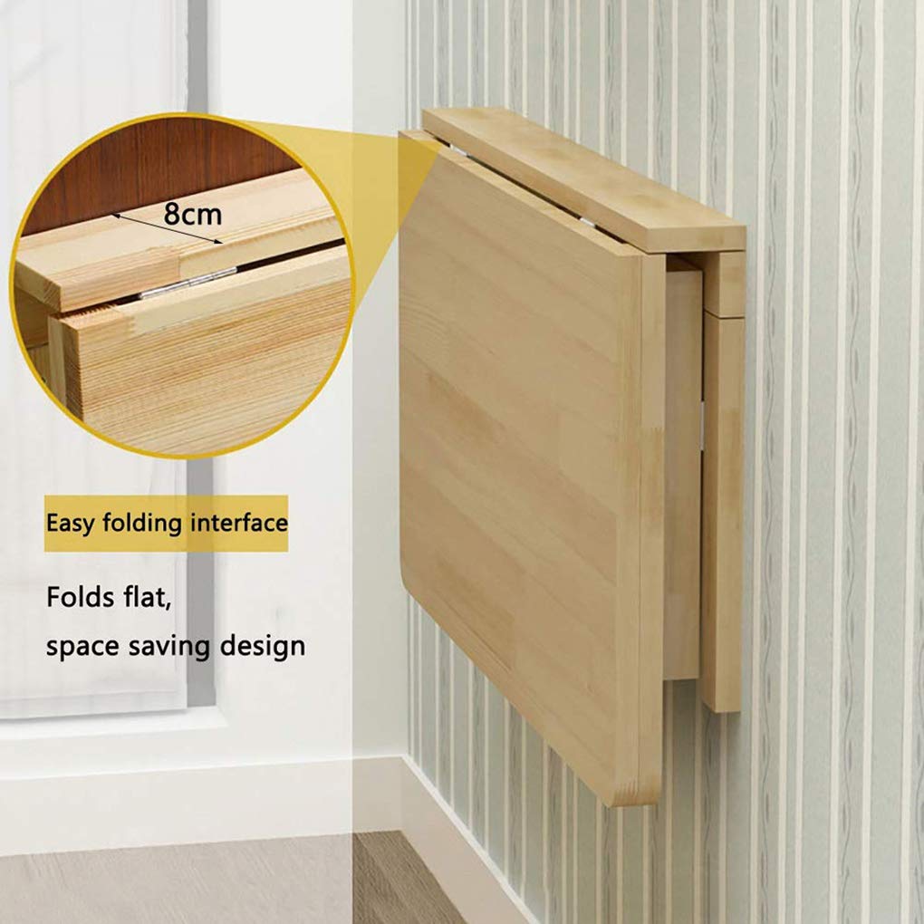 Klappbarer Wand-Tisch, platzsparend, schwebender Laptop-Schreibtisch, vielseitiger Hängetisch für Arbeitszimmer und Esszimmer, stilvolles Cuter-Design für kleine Räume
