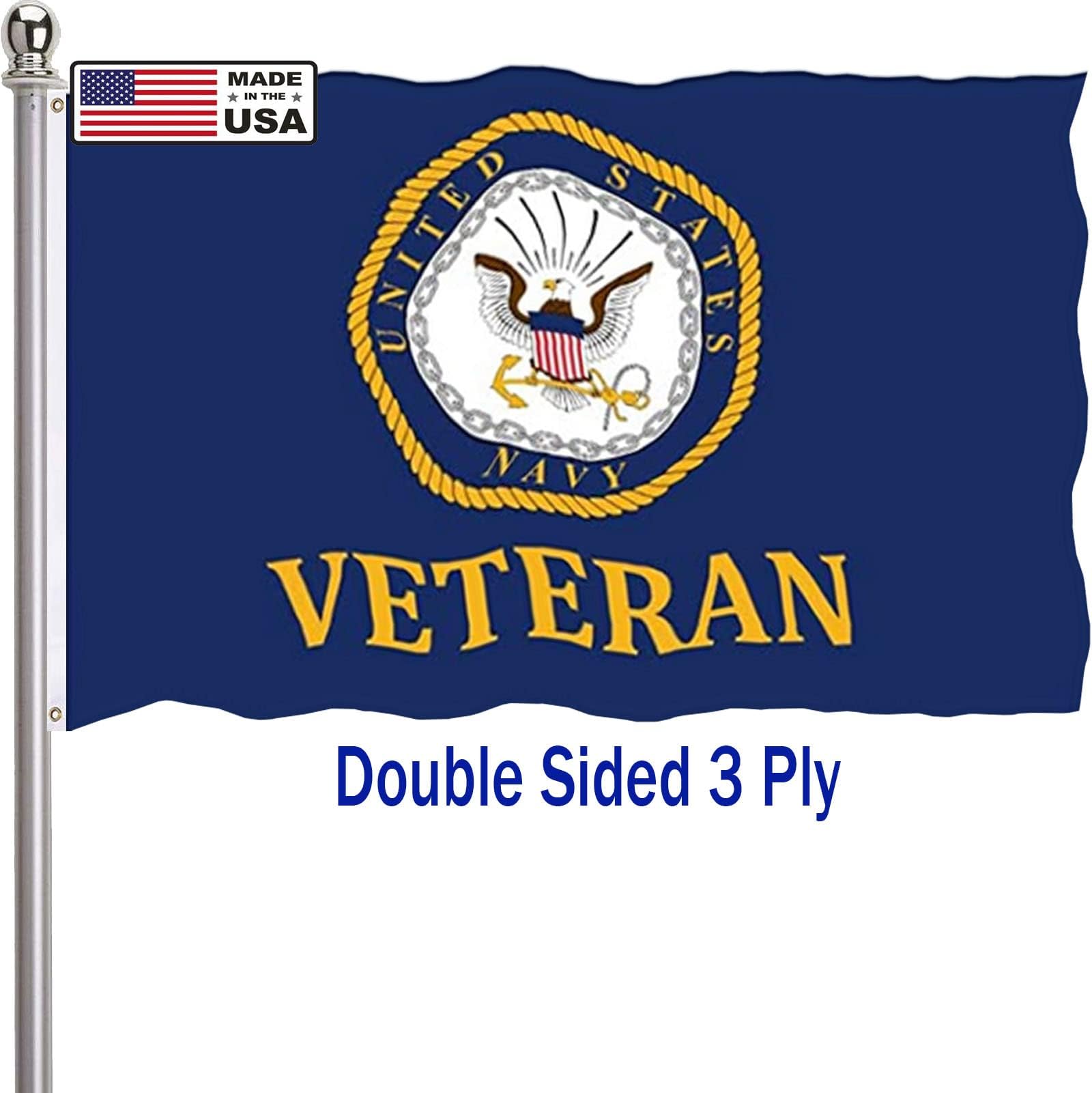 RainRoad US-Militär-Flagge, 9 X 152 Cm, Bedrucktes Polyester, US