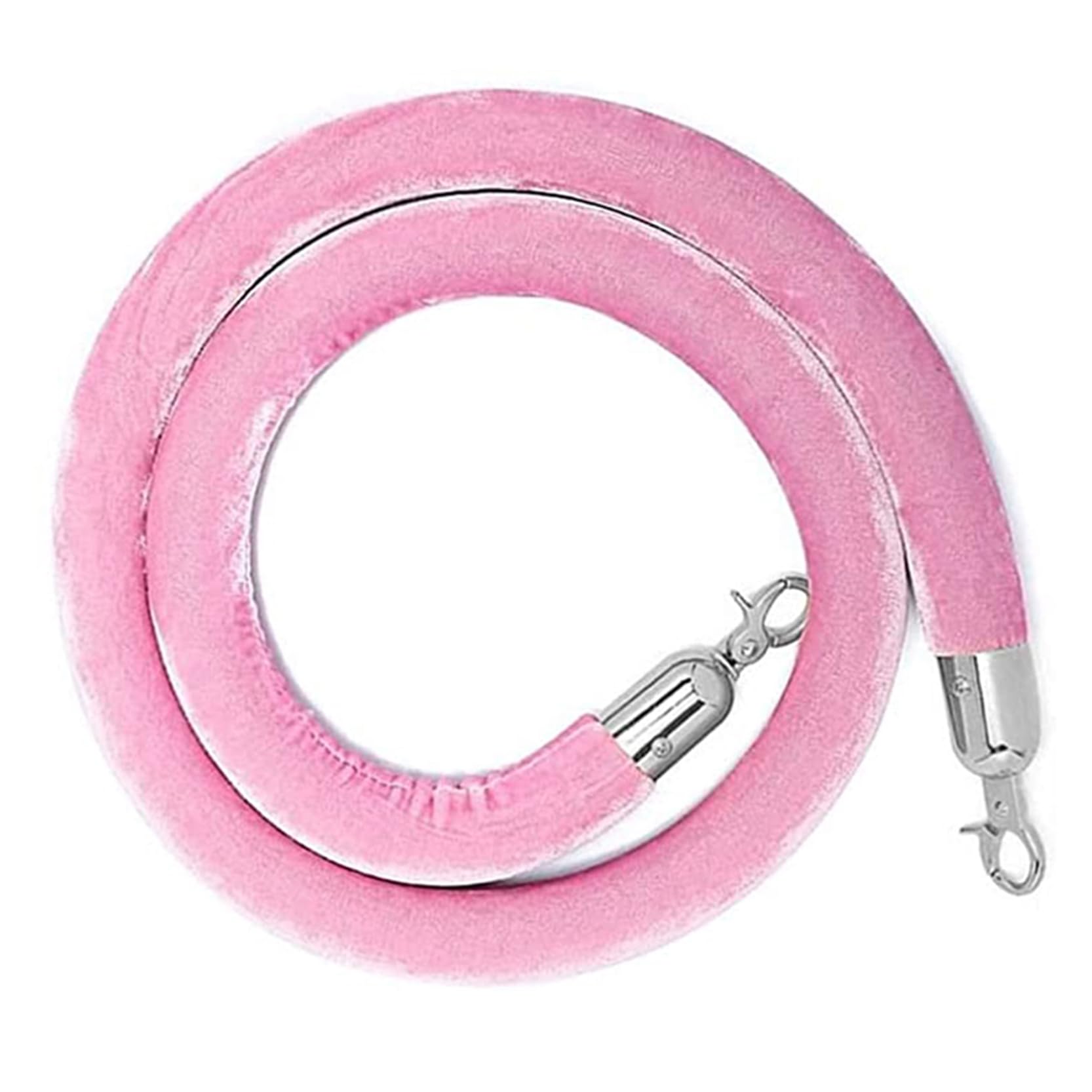 GLDYTVF Velvet Stanchion Rope for Crowd Control 4.9ft Queue Barrier Rope with Silver Hooks Ideal for Grand Openings Hotels and Events1 Piece Safe & Durable