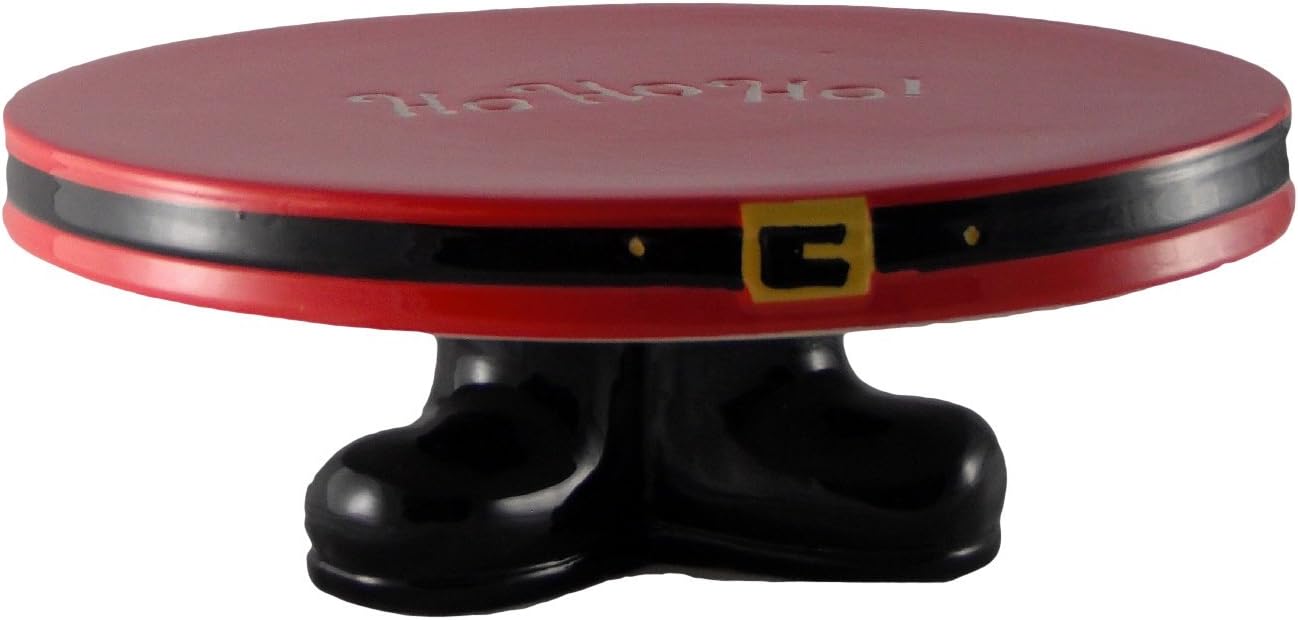 Santa Cake Stand with Feet Home & Kitchen