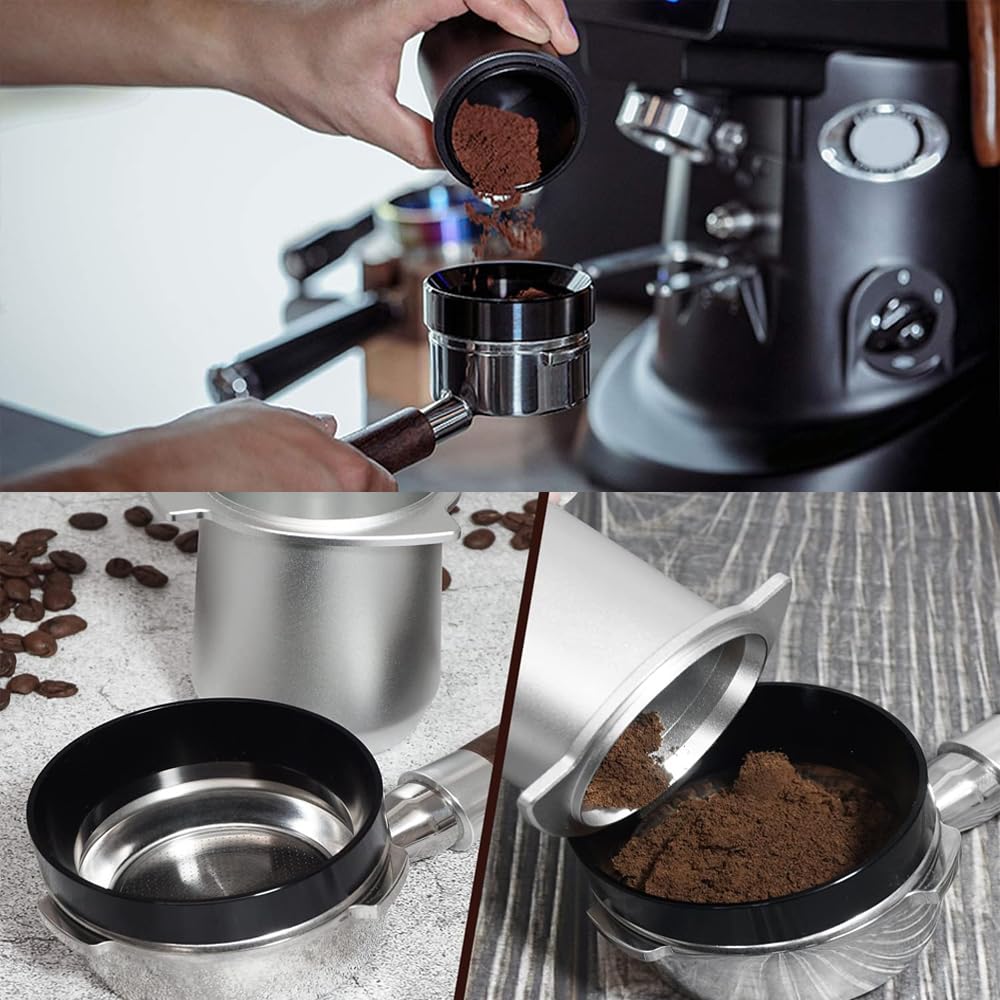 Anello Dosatore Caffè In Acciaio Inossidabile Da 1 Pezzo, Imbuto Per