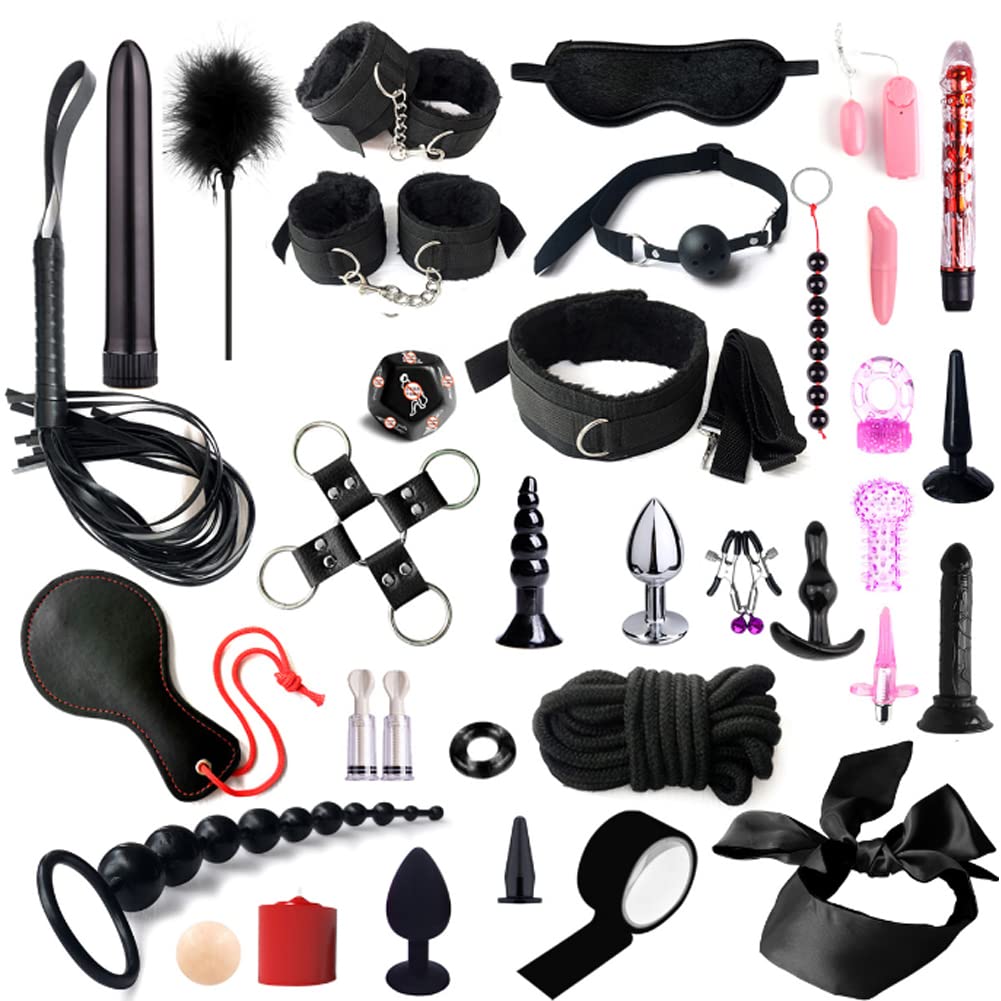 - Đǐldờ Bedroom Erótîcôṡ para Adultôs Juguetes Şęsxuạlêș para Parejas Placer Ofertas Şęxuạlęș Deportes Vestuario Hombres Juegôs Plạcęr B`D`S`M Pạck Pareja Accesorios San 35Pices,Set Cómodo Mascar