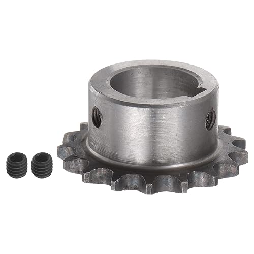 HARFINGTON Echada 3/8" 82.0 ft m del piñón de cadena del rodillo del estruendo/del ISO 06B 17T engranaje impulsor del motor del acero de carbono del