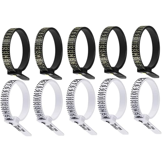 LALAFINA Ring Gauge Tool 10pcs