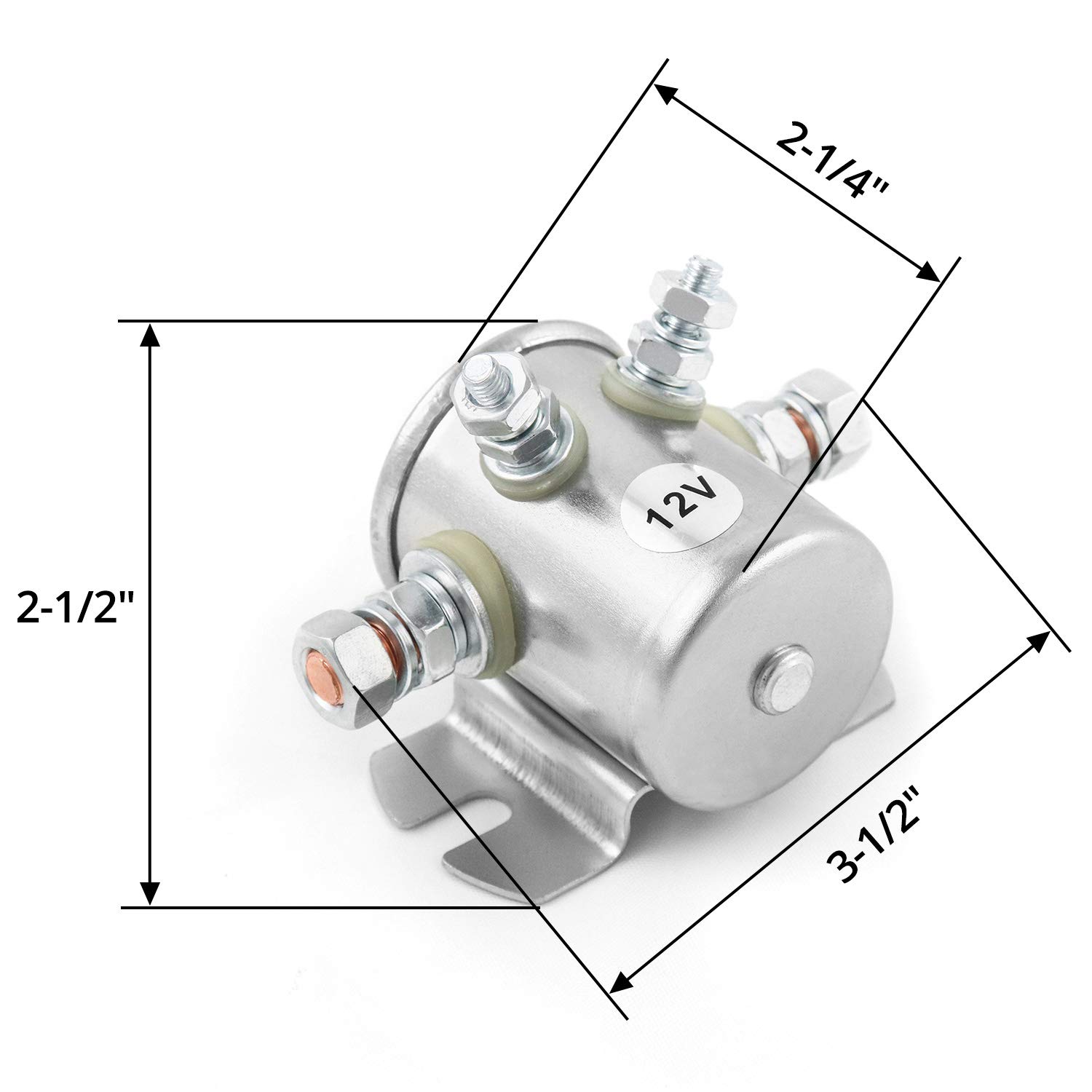 Relè Solenoide 24V DollaTek Per Golf Cart E Verricelli - Servizio Continuo, 150A - Foto 8