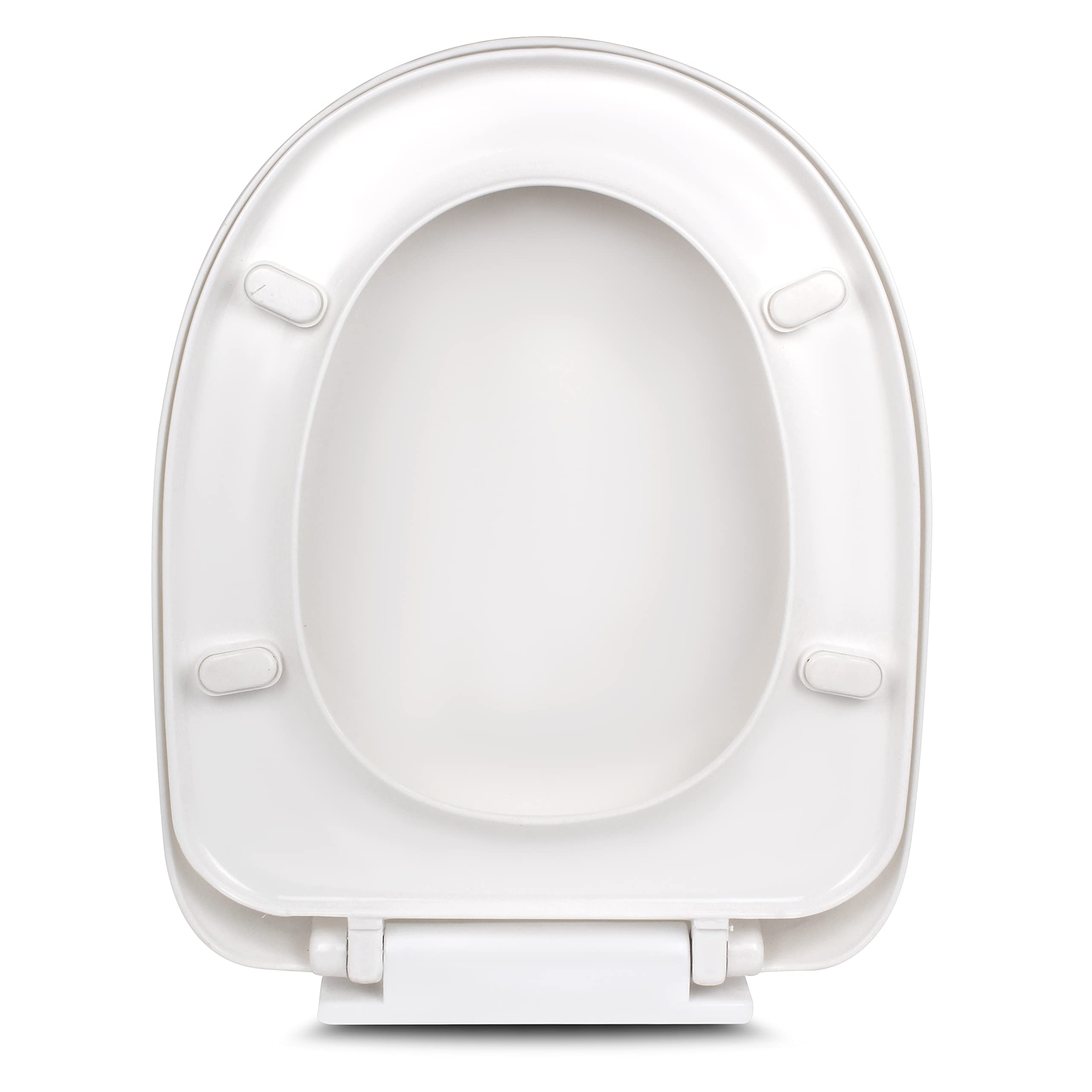 Elegant Casa color white A-16 soft-closing d-shape round pp seat cover commode cover (42 x 34 cm) adjustable hinges (hole distance) from 14-18cm; white (B0973BG4ZW) Amazon Price History, Amazon Price Tracker