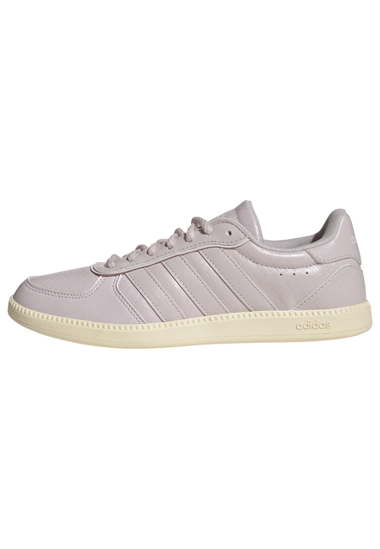 adidas Women's BREAKNET Sleek Shoes, ice Purple/ice Purple/Warm Vanilla, 4.5 UK