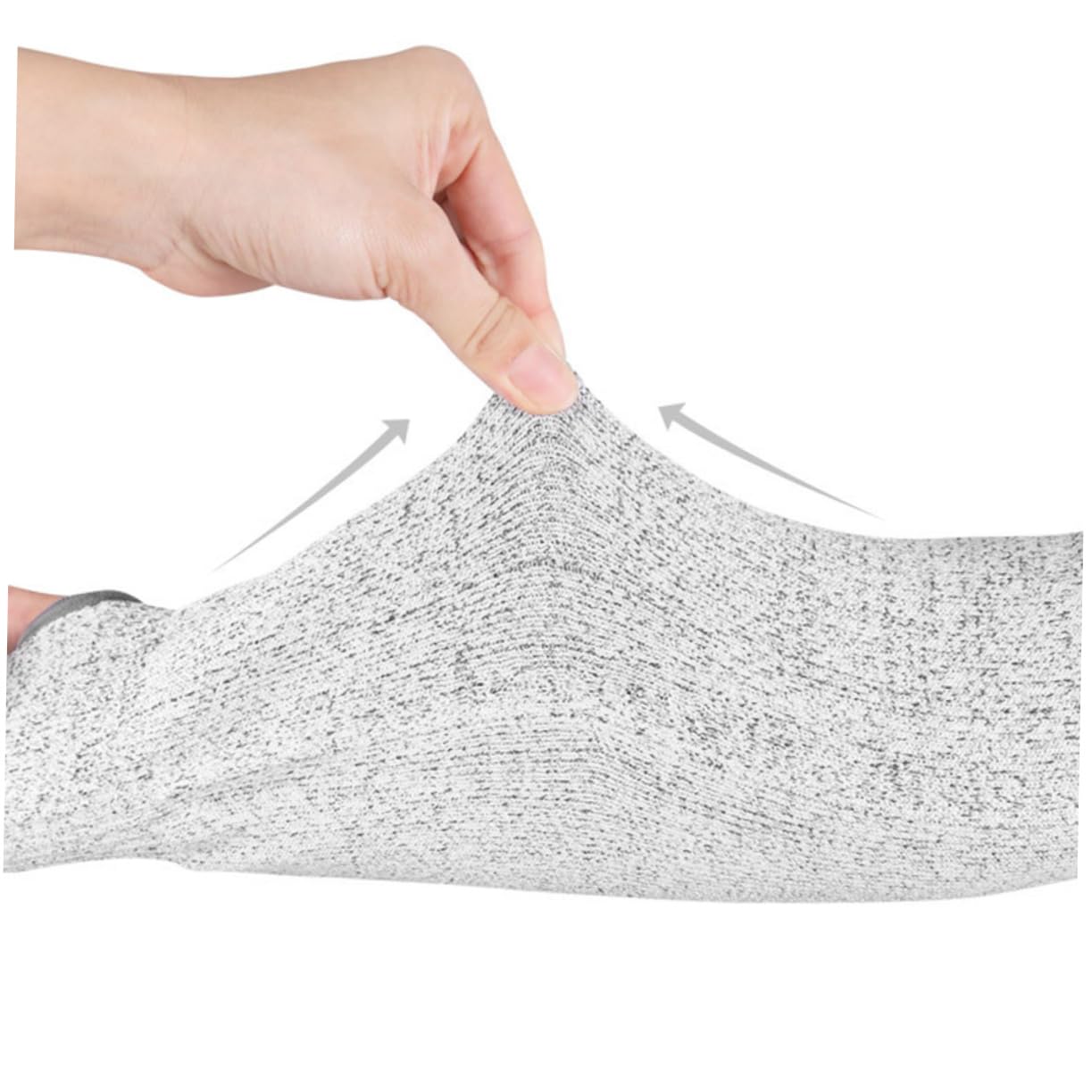 LIFKICH 1Pair Cut Resistant Protective Arm Sleeves Lightweight Safety Sleeves for Men and Women for Kitchen Use Comfortable Fit Breathable Design Prevents Cuts and Scrapes