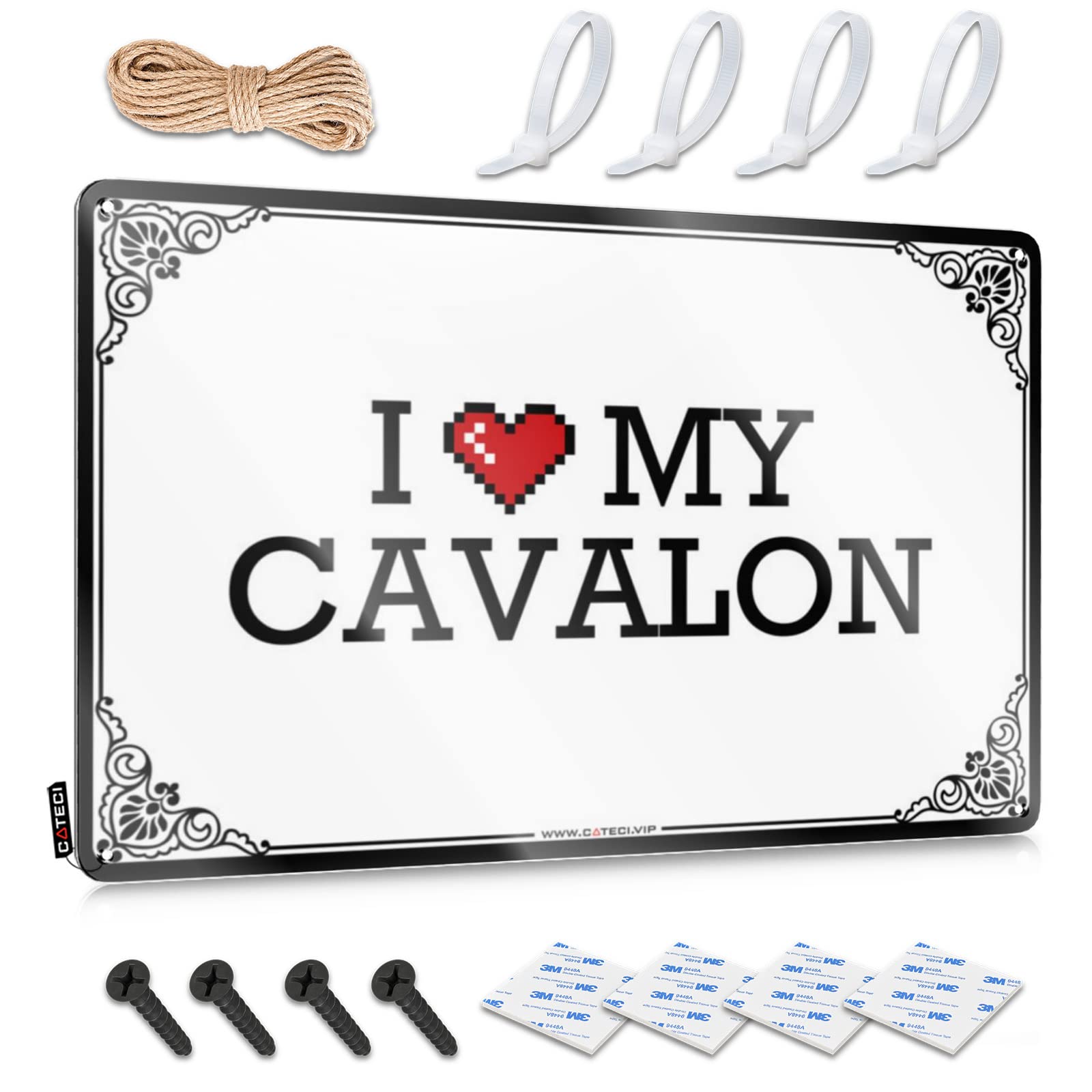 Retro Wall Decor Room Door Decor Farm Adorable Collection I Love My Cavalon - Easy To Hang Art(30X40CM)