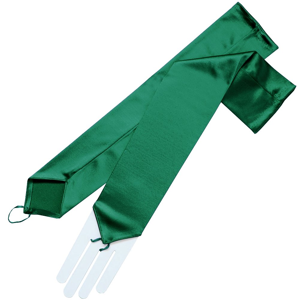 Stretch Satin Fingerless Gloves Opera Length 16BL