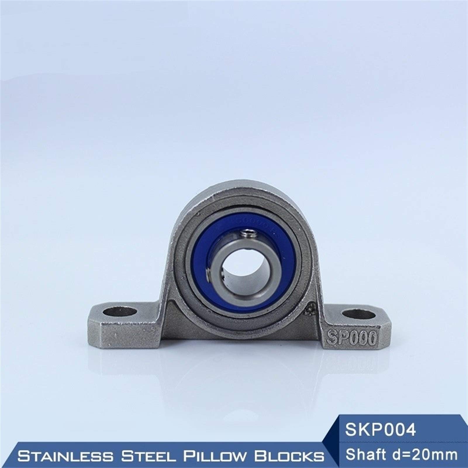 SKP004 Eje de cojinete 20 mm Alojamientos de cojinete SSKP004 Chumacera de Acero Inoxidable S KP004 Cojinetes montados de 20 mm