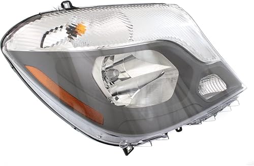 Miniatura 2 de Faro delantero del pasajero para Mercedes Benz Sprinter 2500 2014-2018 lente transparente halógena