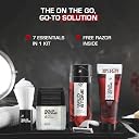 Wild Stone 7 Essentials Grooming Kit with Ultra Sensual After Shave Lotion 50ml, Shaving Cream 78gm, Shaving Brush, Deodorant 150ml, Soap 125gm, Ultra Sensual Pouch and free Razor| gallery image
