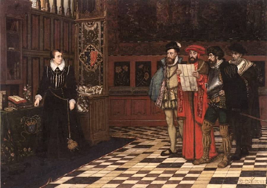 Tableau vintage Marie Stuart reine d'Écosse décoration couloir 60x90cm