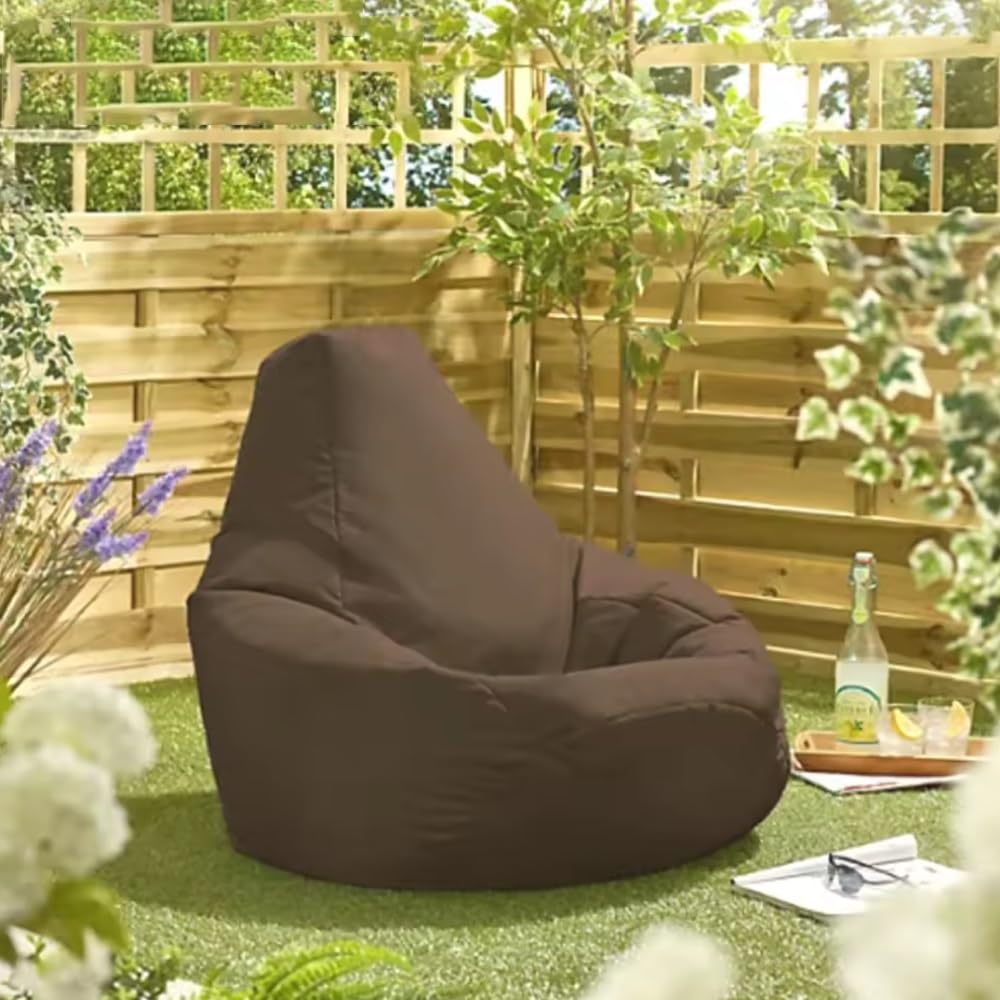 SXBCyan Waterproof Bean Bag(No Fillers) Outdoor Bean Bag Chair Bean Bag Sofa Giant Bean Bag Pool Bean Bag Waterproof Floating Pool Floating Bean Bag for Children And Teenagers(Khaki)