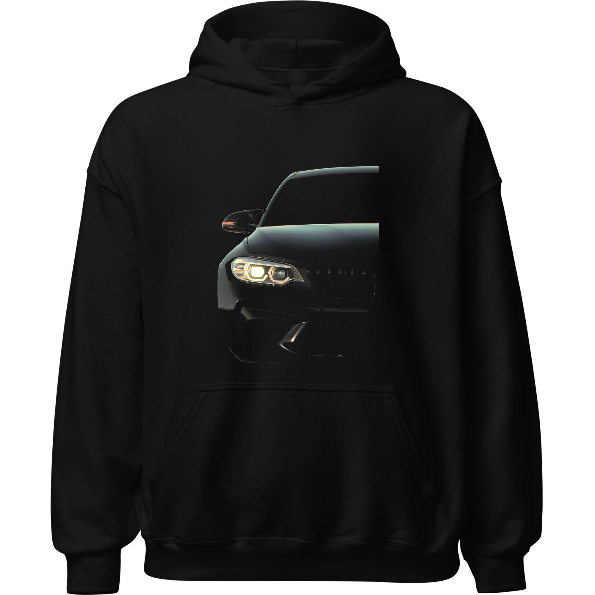 Faro da competizione F87 M2 2018 su felpa con cappuccio per auto sportive - Abbigliamento appassionato di prestazioni