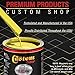Custom Shop - Viper Yellow - Hot Rod Flatz Flat Matte Satin Urethane Auto Paint - Complete Quart Paint Kit - Professional Low Sheen Automotive, Car Truck Coating, 4:1 Mix Ratio