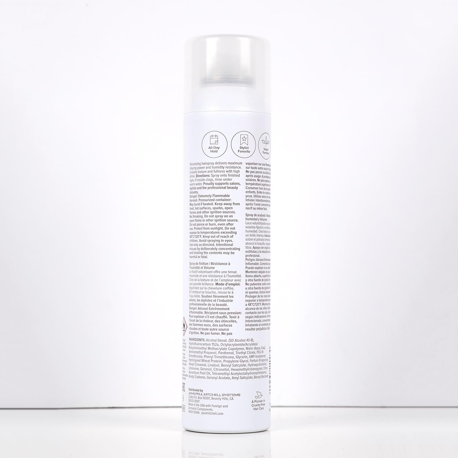 PM Extra Body Firm - Laca para el cabello, 300 ml | Resistencia a la humedad y plenitud