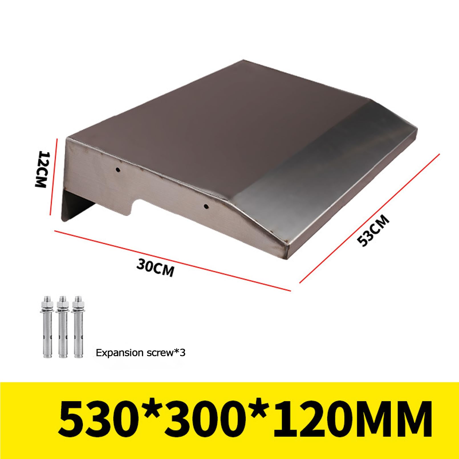Cubierta universal para cámara de seguridad, protección solar y lluvia, protector de cámara de jardín con 3 tornillos de expansión, techo protector, cubierta de seguridad para luces LED, cúpula, todas