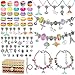 GEEKEO Fabrication Bracelet Fille, 67pcs Kit Bijoux Creation Fille Enfant Création Bijoux Jouets Cadeau Fille pour 6 7 8 9 10 11 12 Ans