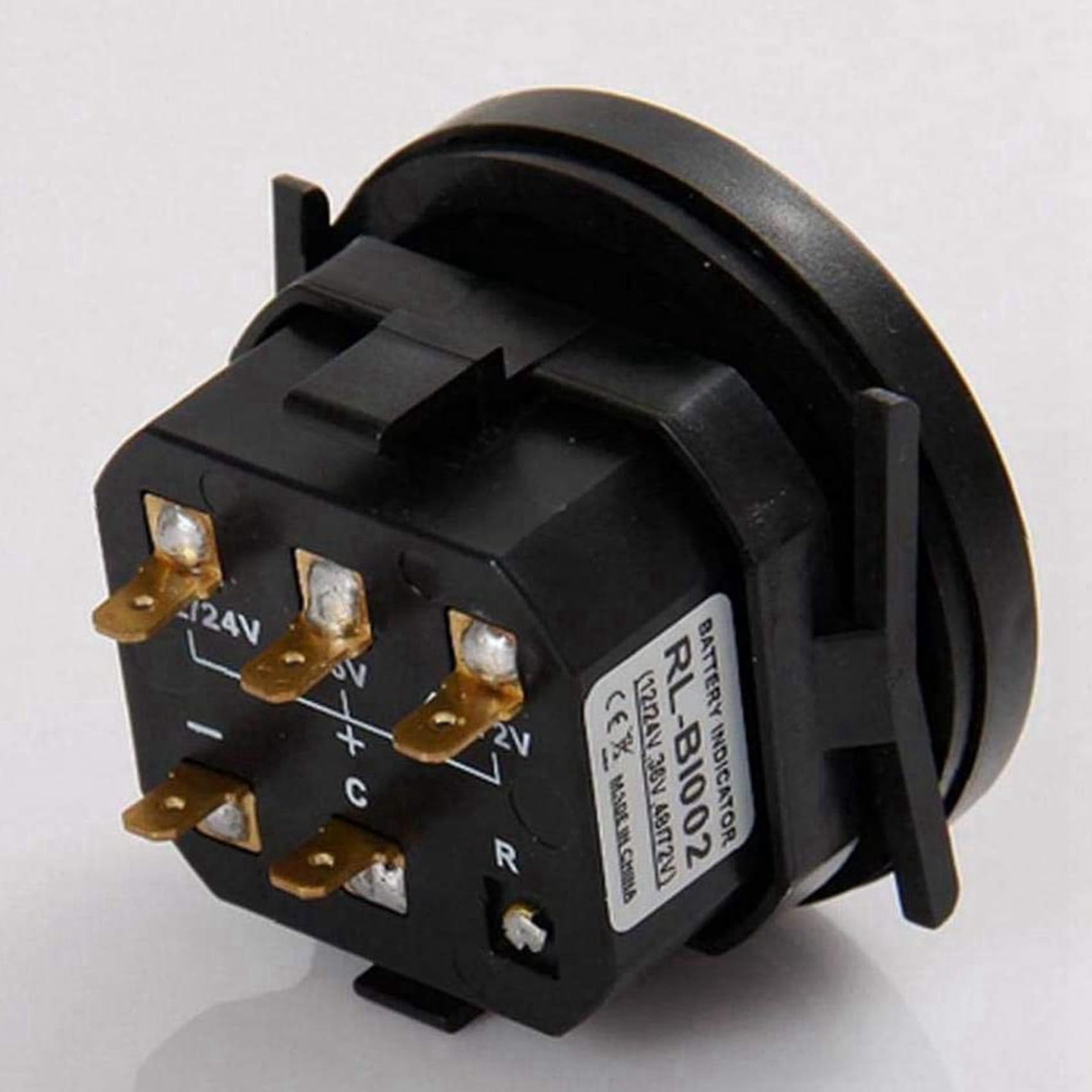 10X Indicatore Della Batteria Digitale 12V / 24V / 36V / 48V / 72V LED Indicatore Della Batteria del Misuratore Impermeabile per Go-Lf Ca-Rt