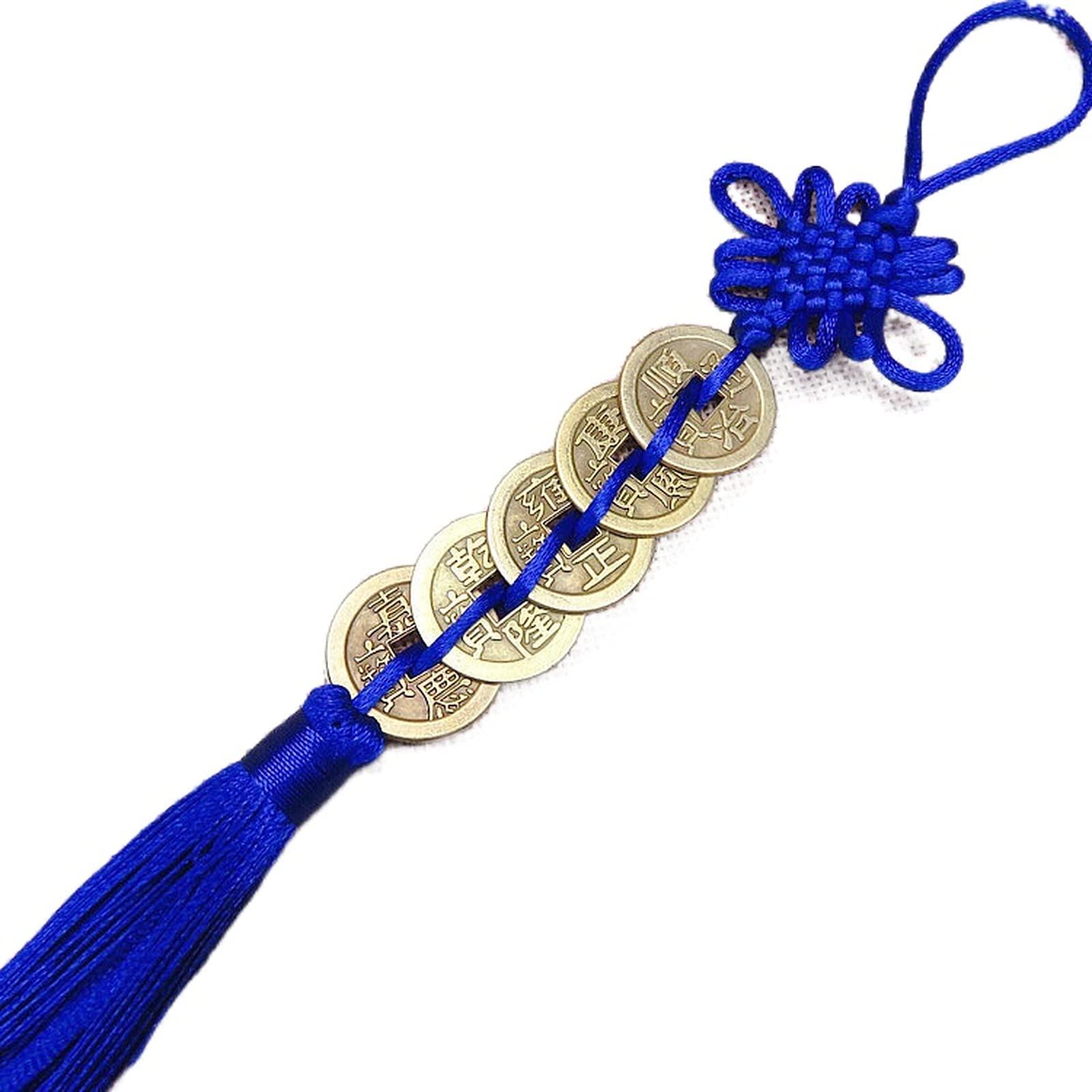 Amazon.co.jp: Alloy Five Emperor Coin Copper Coin Pin Chai Nano Dot Car  Pendant Antique Coin Car Rearview Mirror Car Ornament (Lake Blue) : Baby