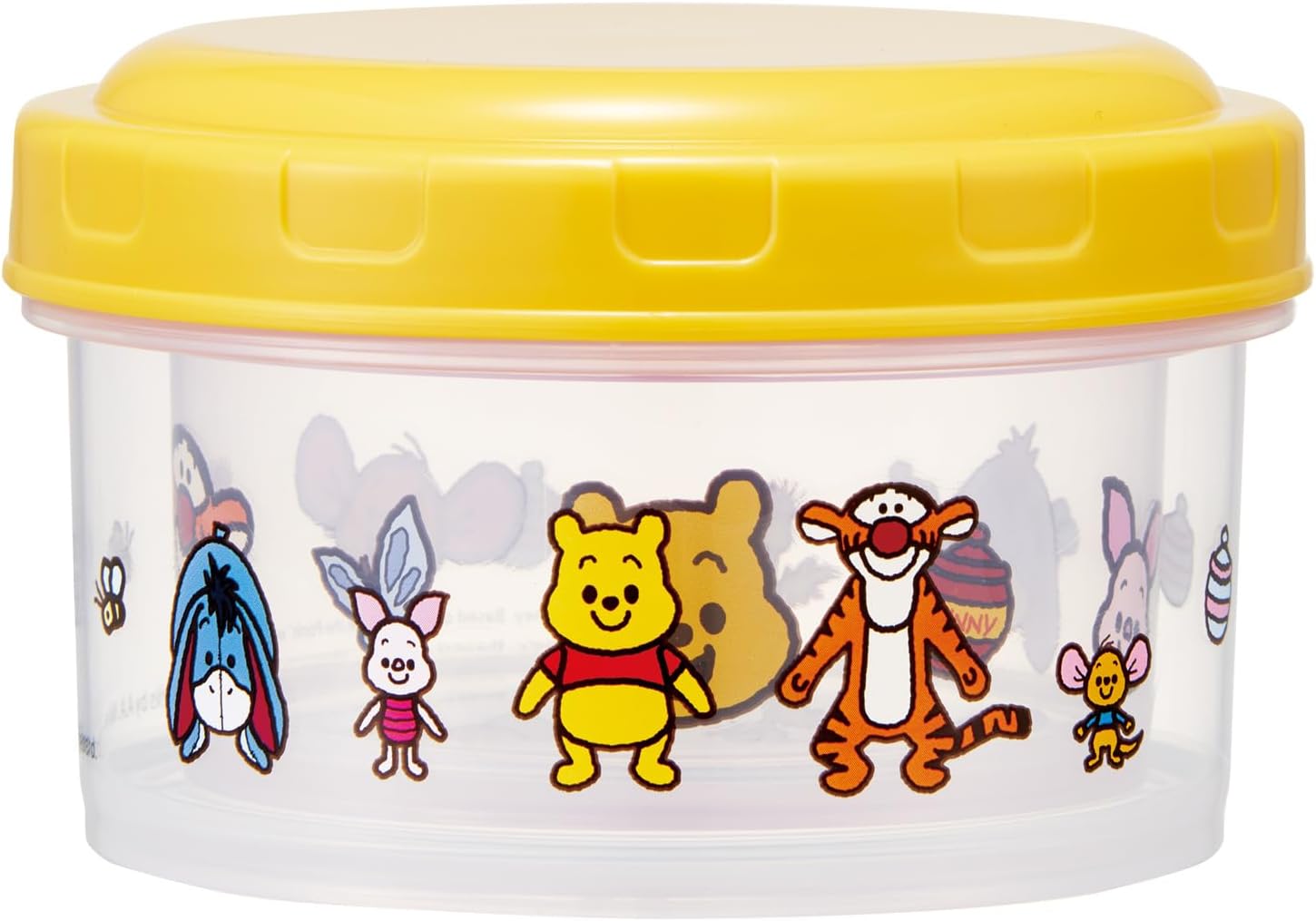 Skater RFC2S-A Bento Box, Round Food Container, Lunch Box, Storage Containers, Set of 2, Made in Japan, Disney Winnie the Pooh Tarot image 4