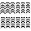 6Sheet(288PCS) Black Self Adhesive Natural Temporary Single Sided Sticky Eye Make Up Slim Eyeliner Sticker Eyelid Transfer Tape Eyeshadow Tattoo Eyeline Instant Eye Lift Tapes for Women Girls